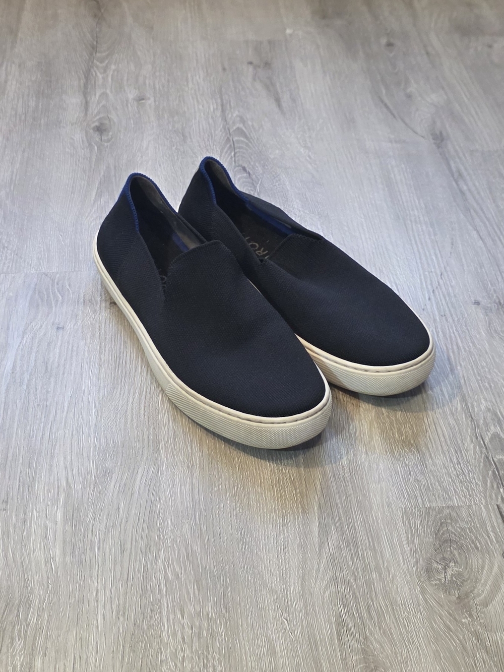 Rothy's The Original Slip On Sneaker Womens Navy Size 8.5